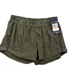 Under Armour Olive Green Athletic Shorts